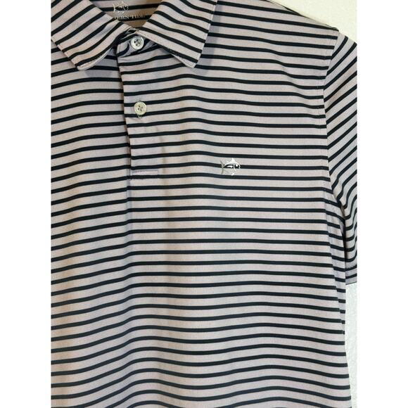 Southern Tide Boys Polo Shirt Navy Lavender Size‎ XL Polyester Spandex Blend - Picture 3 of 6